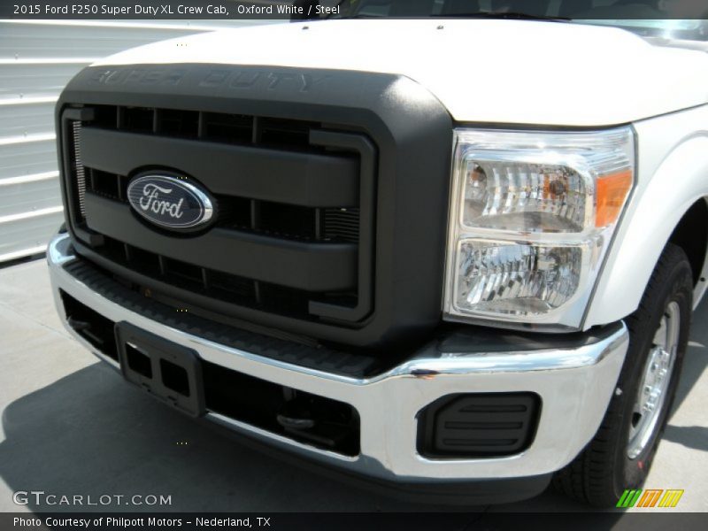 Oxford White / Steel 2015 Ford F250 Super Duty XL Crew Cab