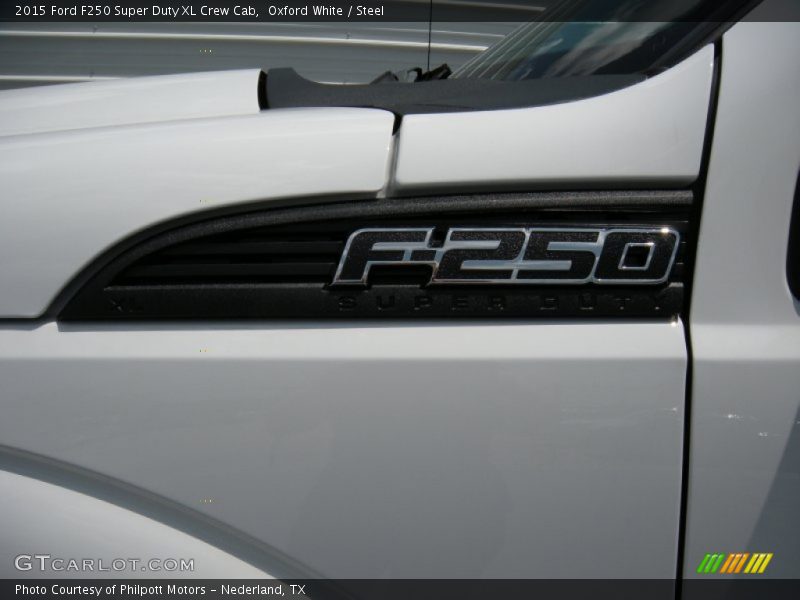 Oxford White / Steel 2015 Ford F250 Super Duty XL Crew Cab