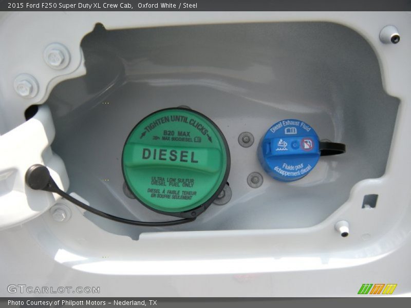Oxford White / Steel 2015 Ford F250 Super Duty XL Crew Cab