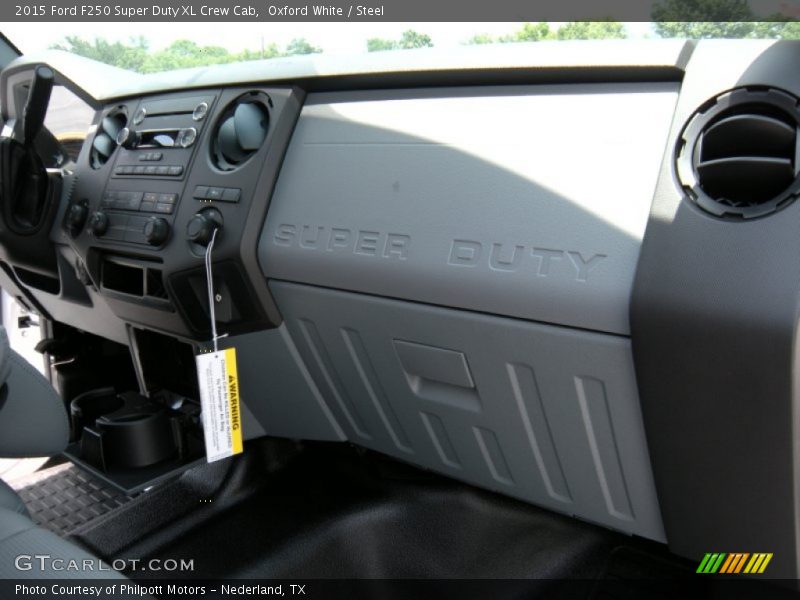 Oxford White / Steel 2015 Ford F250 Super Duty XL Crew Cab