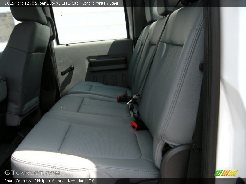 Oxford White / Steel 2015 Ford F250 Super Duty XL Crew Cab