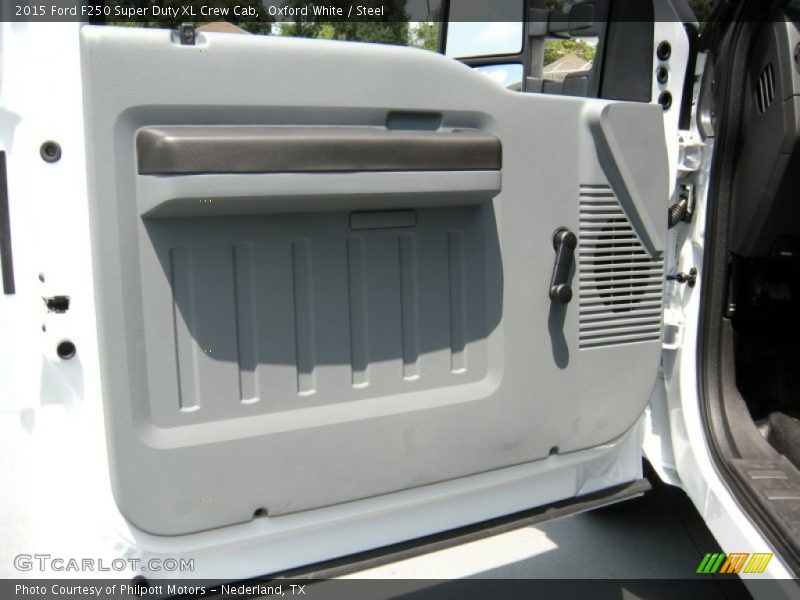 Oxford White / Steel 2015 Ford F250 Super Duty XL Crew Cab