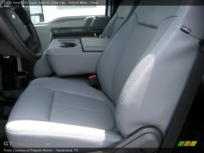 Oxford White / Steel 2015 Ford F250 Super Duty XL Crew Cab