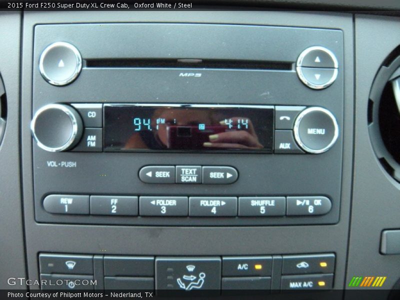 Oxford White / Steel 2015 Ford F250 Super Duty XL Crew Cab