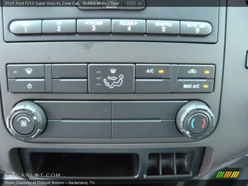 Oxford White / Steel 2015 Ford F250 Super Duty XL Crew Cab