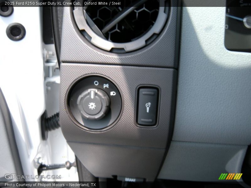 Oxford White / Steel 2015 Ford F250 Super Duty XL Crew Cab