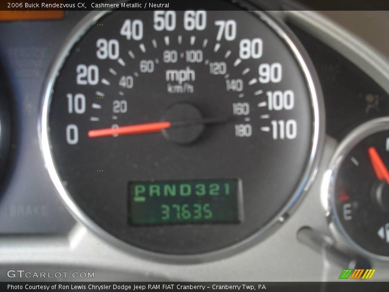 Cashmere Metallic / Neutral 2006 Buick Rendezvous CX