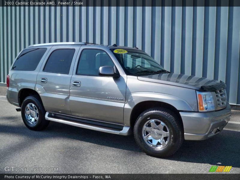 Pewter / Shale 2003 Cadillac Escalade AWD