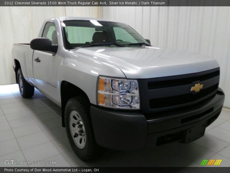 Front 3/4 View of 2012 Silverado 1500 Work Truck Regular Cab 4x4