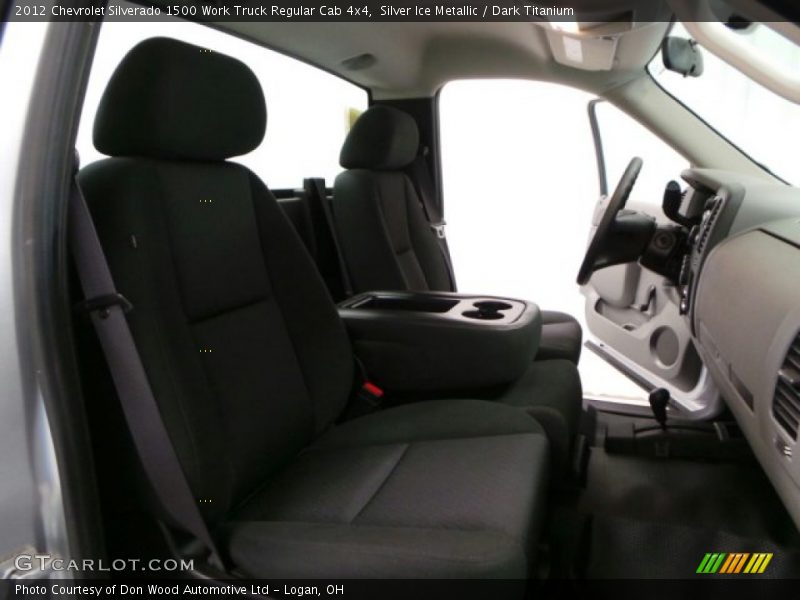 Silver Ice Metallic / Dark Titanium 2012 Chevrolet Silverado 1500 Work Truck Regular Cab 4x4
