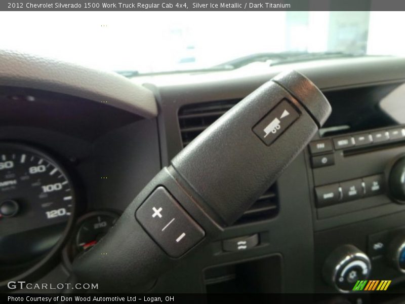 Silver Ice Metallic / Dark Titanium 2012 Chevrolet Silverado 1500 Work Truck Regular Cab 4x4
