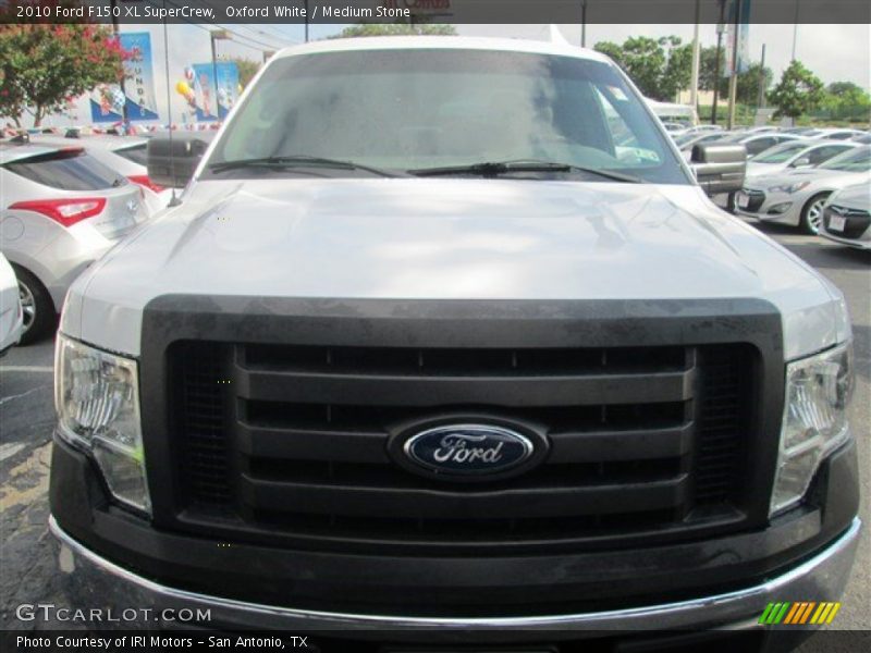 Oxford White / Medium Stone 2010 Ford F150 XL SuperCrew