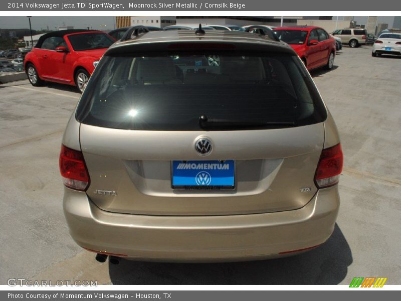 Moonrock Silver Metallic / Cornsilk Beige 2014 Volkswagen Jetta TDI SportWagen