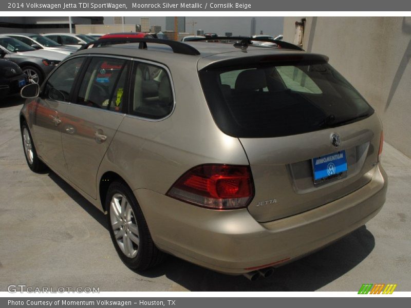 Moonrock Silver Metallic / Cornsilk Beige 2014 Volkswagen Jetta TDI SportWagen