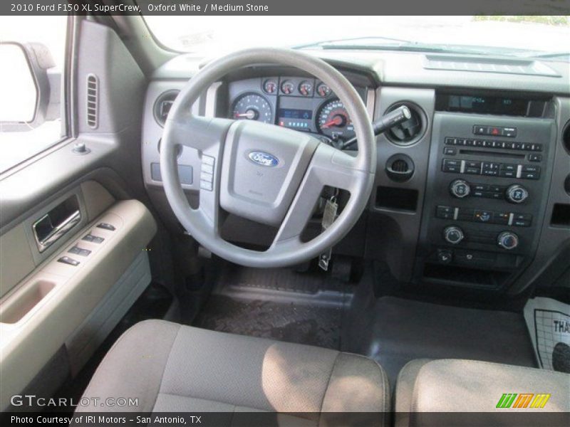 Oxford White / Medium Stone 2010 Ford F150 XL SuperCrew