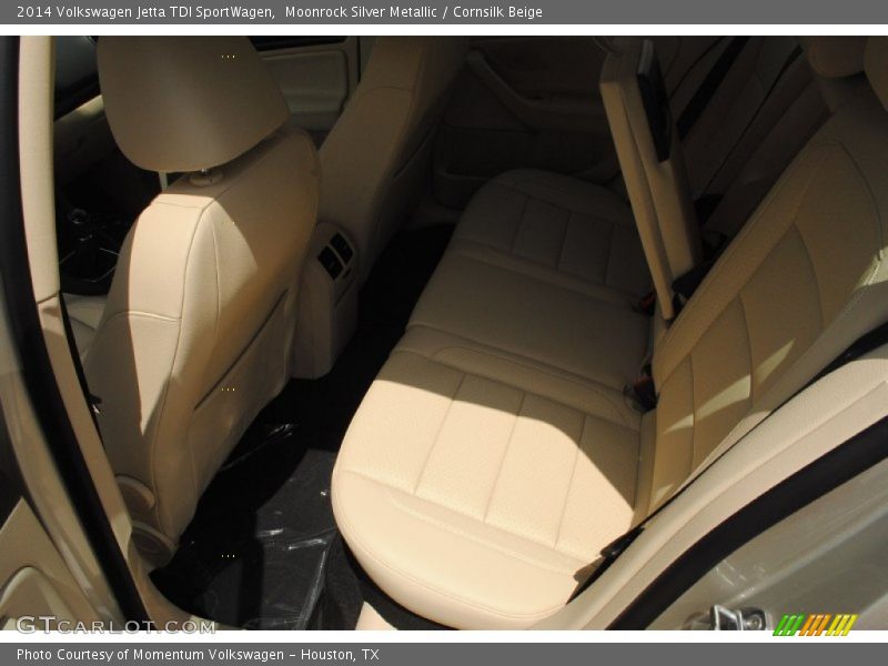 Moonrock Silver Metallic / Cornsilk Beige 2014 Volkswagen Jetta TDI SportWagen