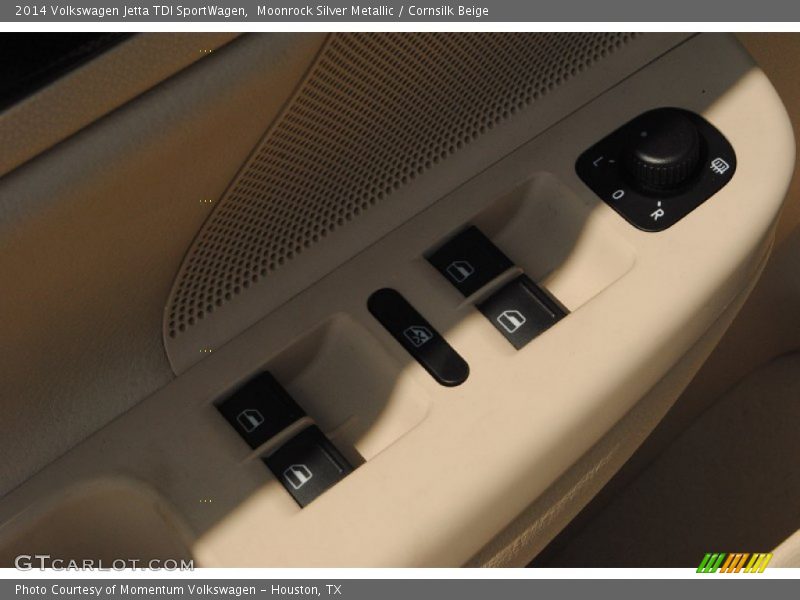 Moonrock Silver Metallic / Cornsilk Beige 2014 Volkswagen Jetta TDI SportWagen