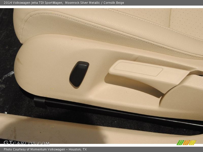 Moonrock Silver Metallic / Cornsilk Beige 2014 Volkswagen Jetta TDI SportWagen