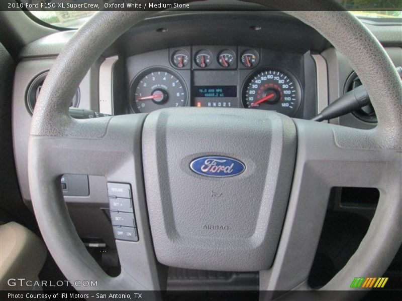 Oxford White / Medium Stone 2010 Ford F150 XL SuperCrew