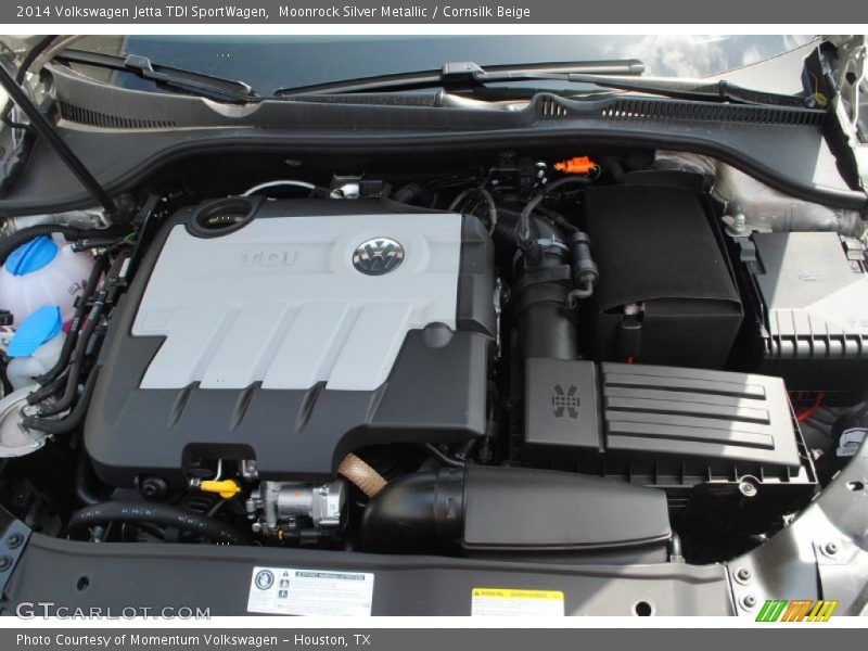 Moonrock Silver Metallic / Cornsilk Beige 2014 Volkswagen Jetta TDI SportWagen