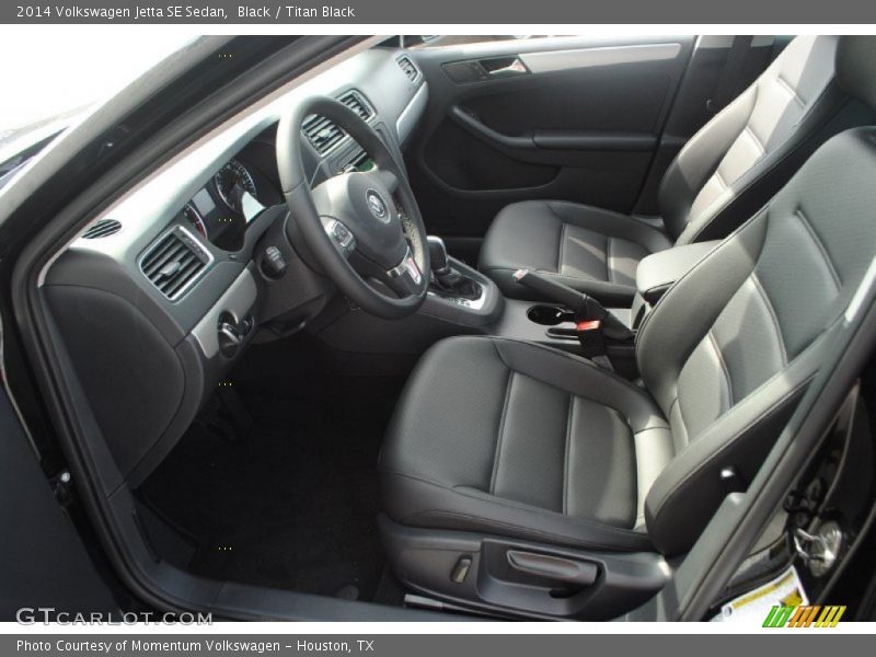 Black / Titan Black 2014 Volkswagen Jetta SE Sedan