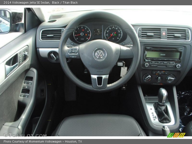 Black / Titan Black 2014 Volkswagen Jetta SE Sedan