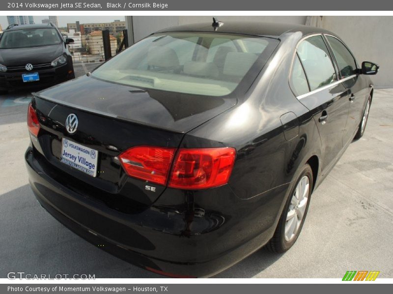 Black / Cornsilk Beige 2014 Volkswagen Jetta SE Sedan