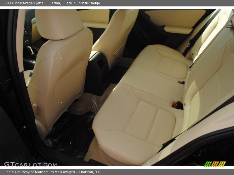 Black / Cornsilk Beige 2014 Volkswagen Jetta SE Sedan