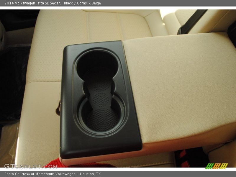 Black / Cornsilk Beige 2014 Volkswagen Jetta SE Sedan