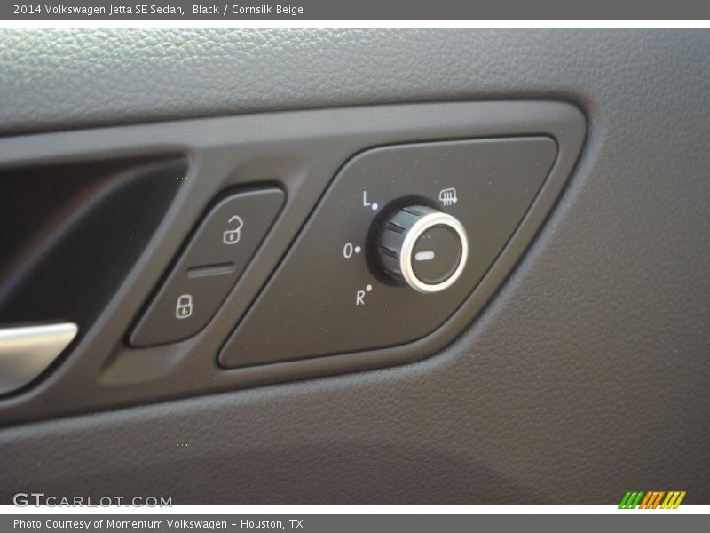 Black / Cornsilk Beige 2014 Volkswagen Jetta SE Sedan