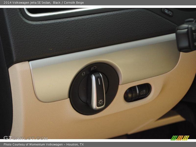 Black / Cornsilk Beige 2014 Volkswagen Jetta SE Sedan