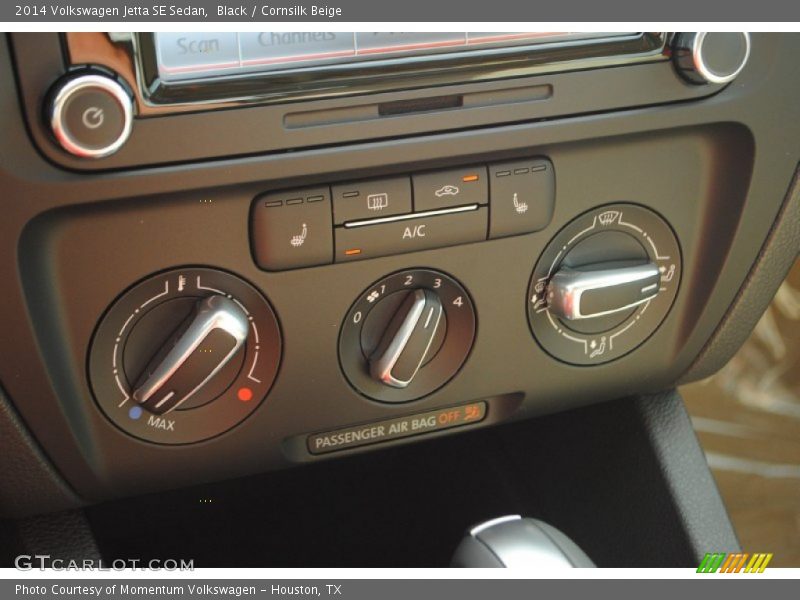 Black / Cornsilk Beige 2014 Volkswagen Jetta SE Sedan
