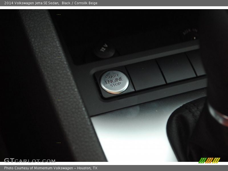 Black / Cornsilk Beige 2014 Volkswagen Jetta SE Sedan