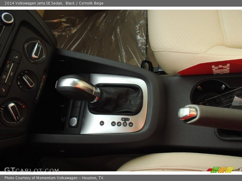 Black / Cornsilk Beige 2014 Volkswagen Jetta SE Sedan