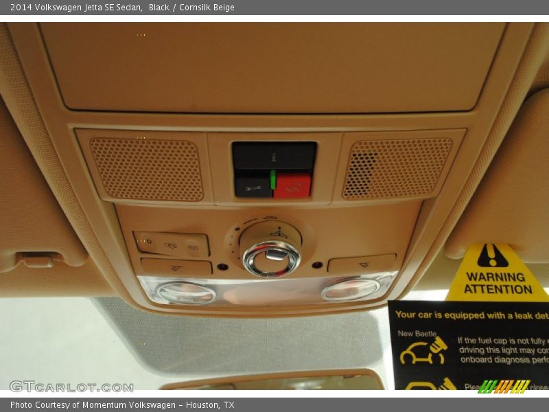 Black / Cornsilk Beige 2014 Volkswagen Jetta SE Sedan