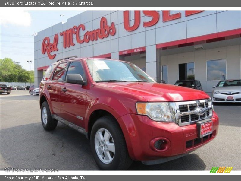 Redfire Metallic / Charcoal 2008 Ford Escape XLS