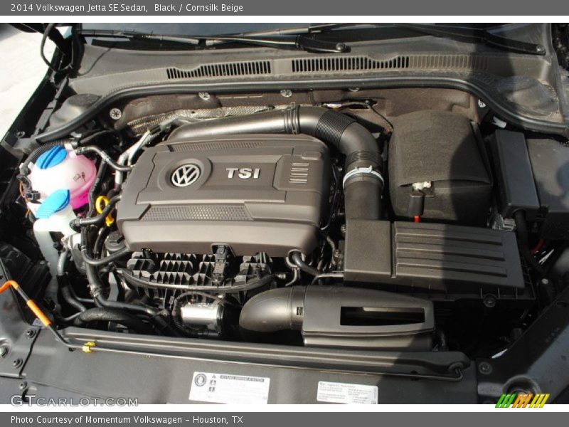 Black / Cornsilk Beige 2014 Volkswagen Jetta SE Sedan