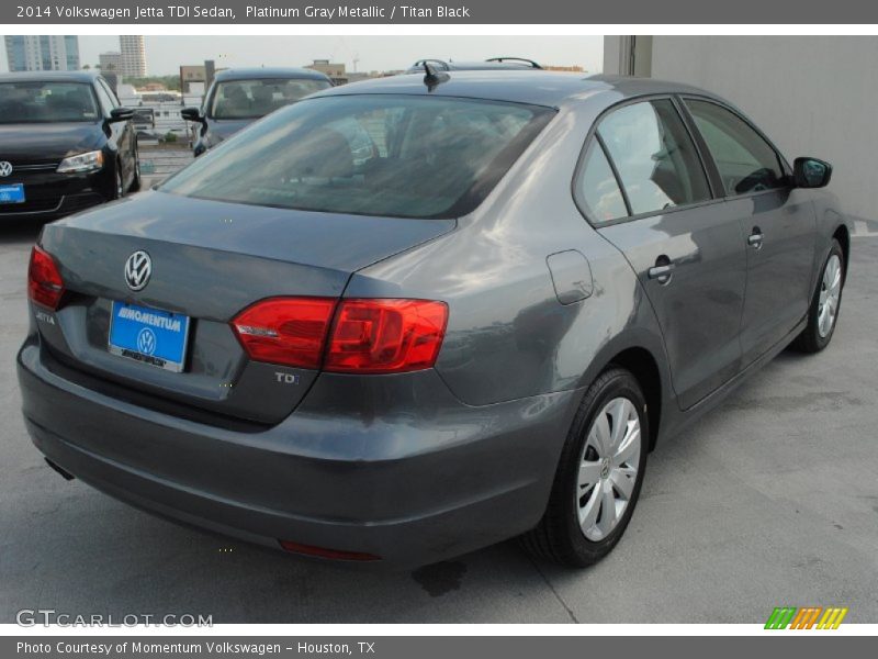 Platinum Gray Metallic / Titan Black 2014 Volkswagen Jetta TDI Sedan