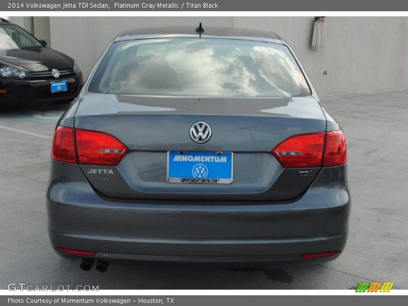 Platinum Gray Metallic / Titan Black 2014 Volkswagen Jetta TDI Sedan