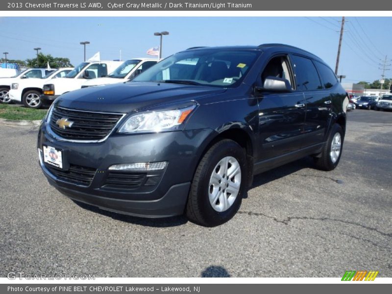 Cyber Gray Metallic / Dark Titanium/Light Titanium 2013 Chevrolet Traverse LS AWD