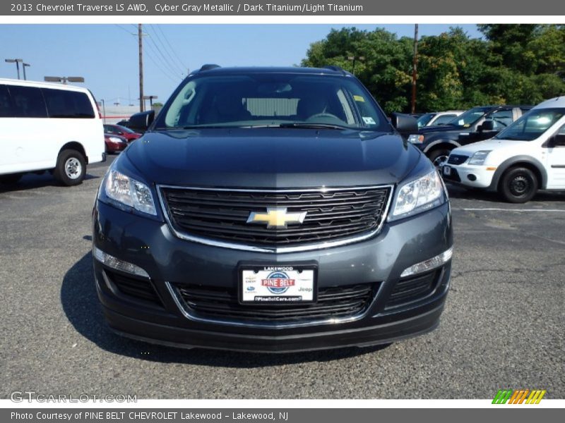 Cyber Gray Metallic / Dark Titanium/Light Titanium 2013 Chevrolet Traverse LS AWD