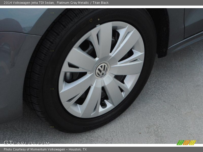 Platinum Gray Metallic / Titan Black 2014 Volkswagen Jetta TDI Sedan