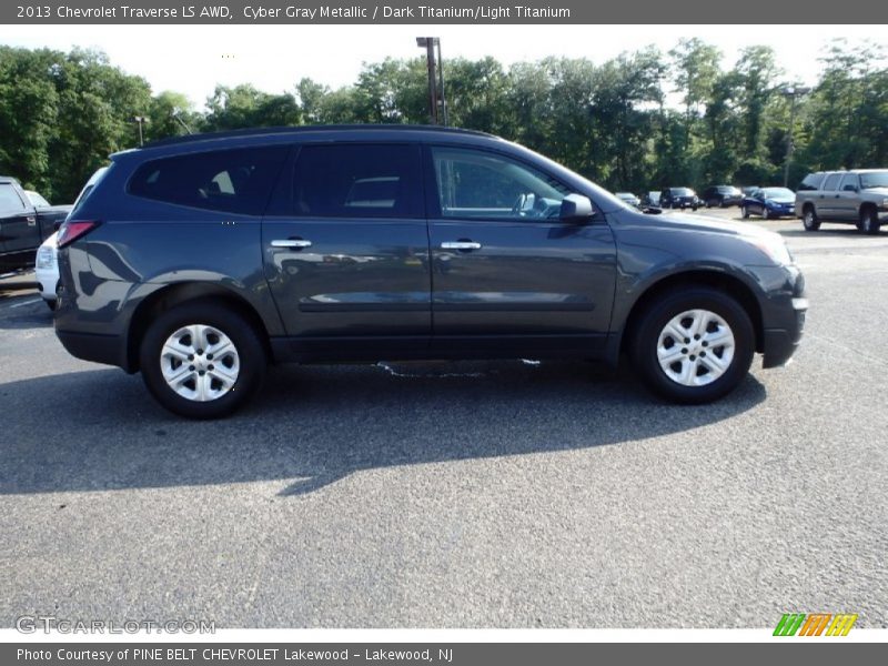 Cyber Gray Metallic / Dark Titanium/Light Titanium 2013 Chevrolet Traverse LS AWD