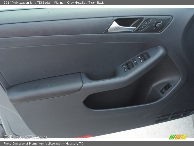 Platinum Gray Metallic / Titan Black 2014 Volkswagen Jetta TDI Sedan