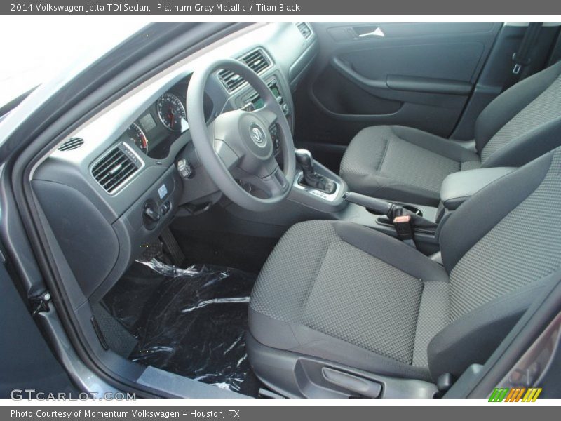 Platinum Gray Metallic / Titan Black 2014 Volkswagen Jetta TDI Sedan