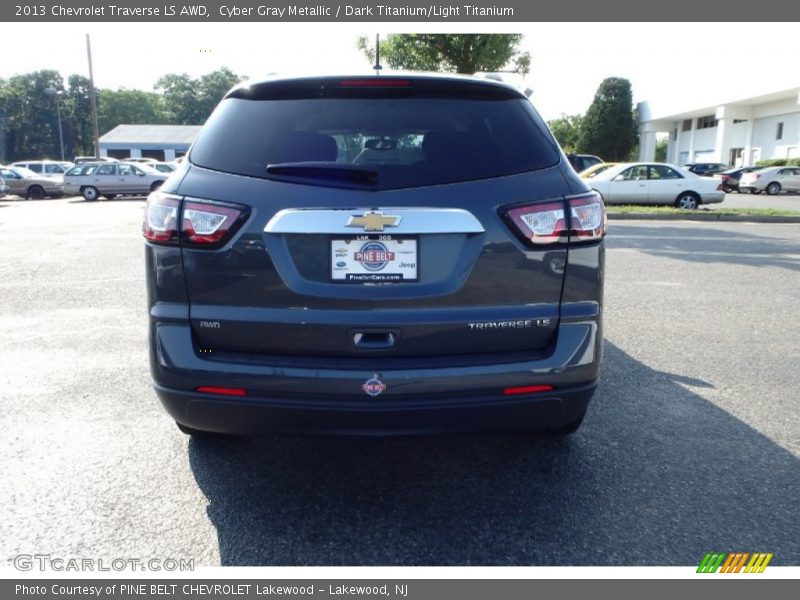 Cyber Gray Metallic / Dark Titanium/Light Titanium 2013 Chevrolet Traverse LS AWD