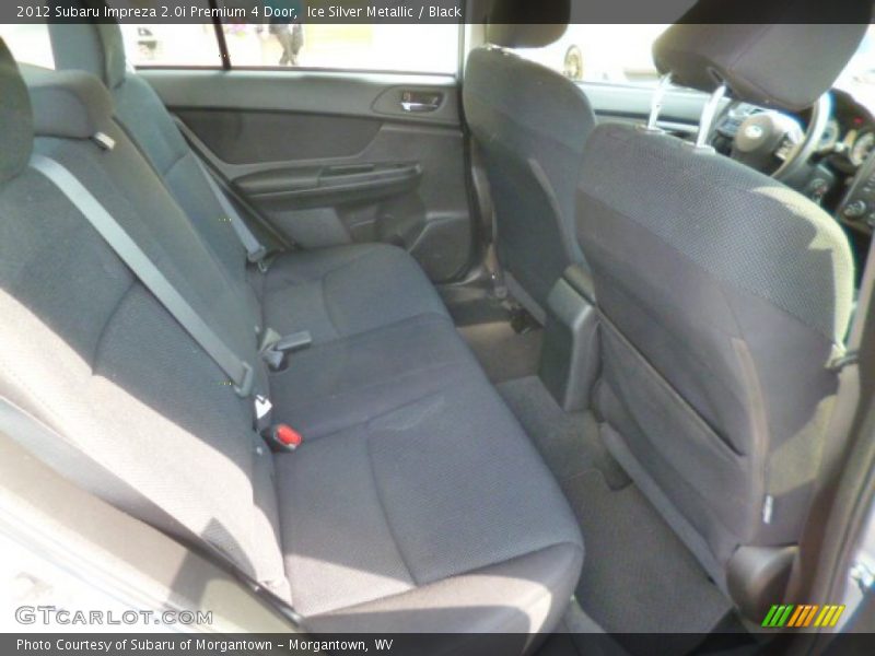 Ice Silver Metallic / Black 2012 Subaru Impreza 2.0i Premium 4 Door