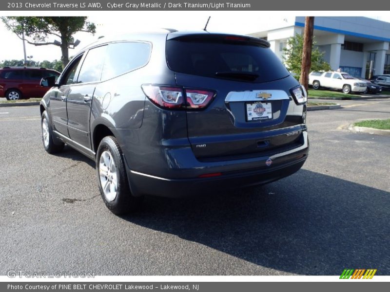 Cyber Gray Metallic / Dark Titanium/Light Titanium 2013 Chevrolet Traverse LS AWD