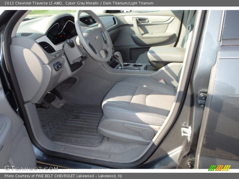 Cyber Gray Metallic / Dark Titanium/Light Titanium 2013 Chevrolet Traverse LS AWD