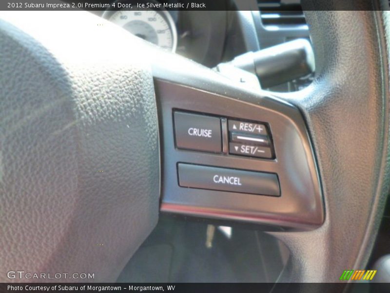 Ice Silver Metallic / Black 2012 Subaru Impreza 2.0i Premium 4 Door